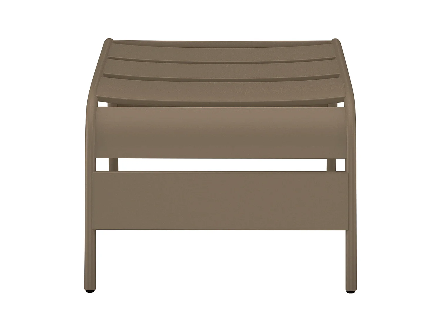 Poggiapiedi in Metallo Tortora  - MIRMANDE di MYLIA