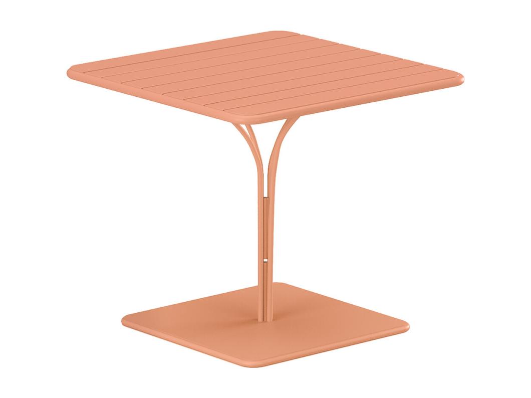 Tuintafel L80 cm van metaal - Perzikkleurig - MIRMANDE van MYLIA
