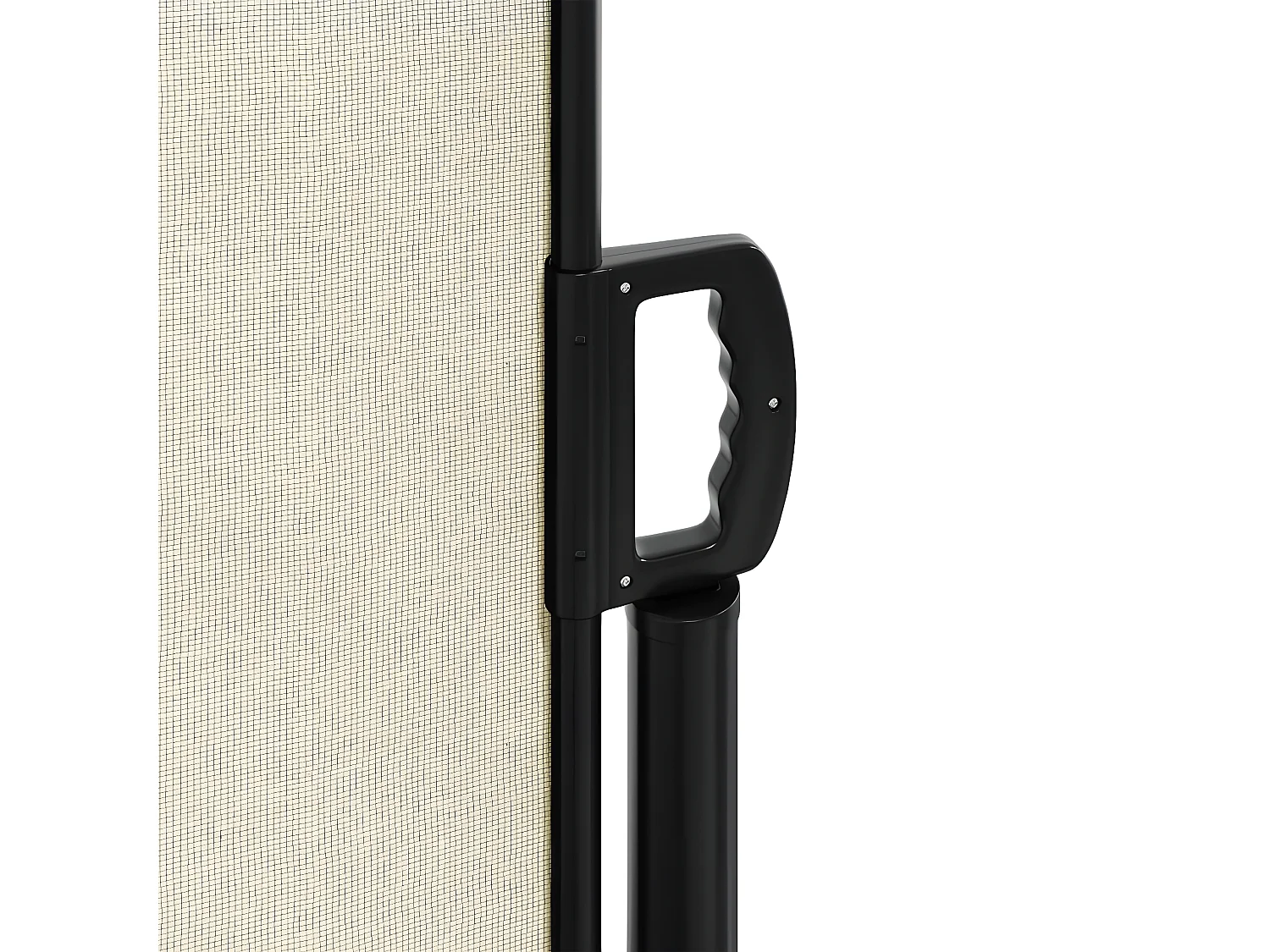 Auvent latéral rétractable crème 180x600 cm