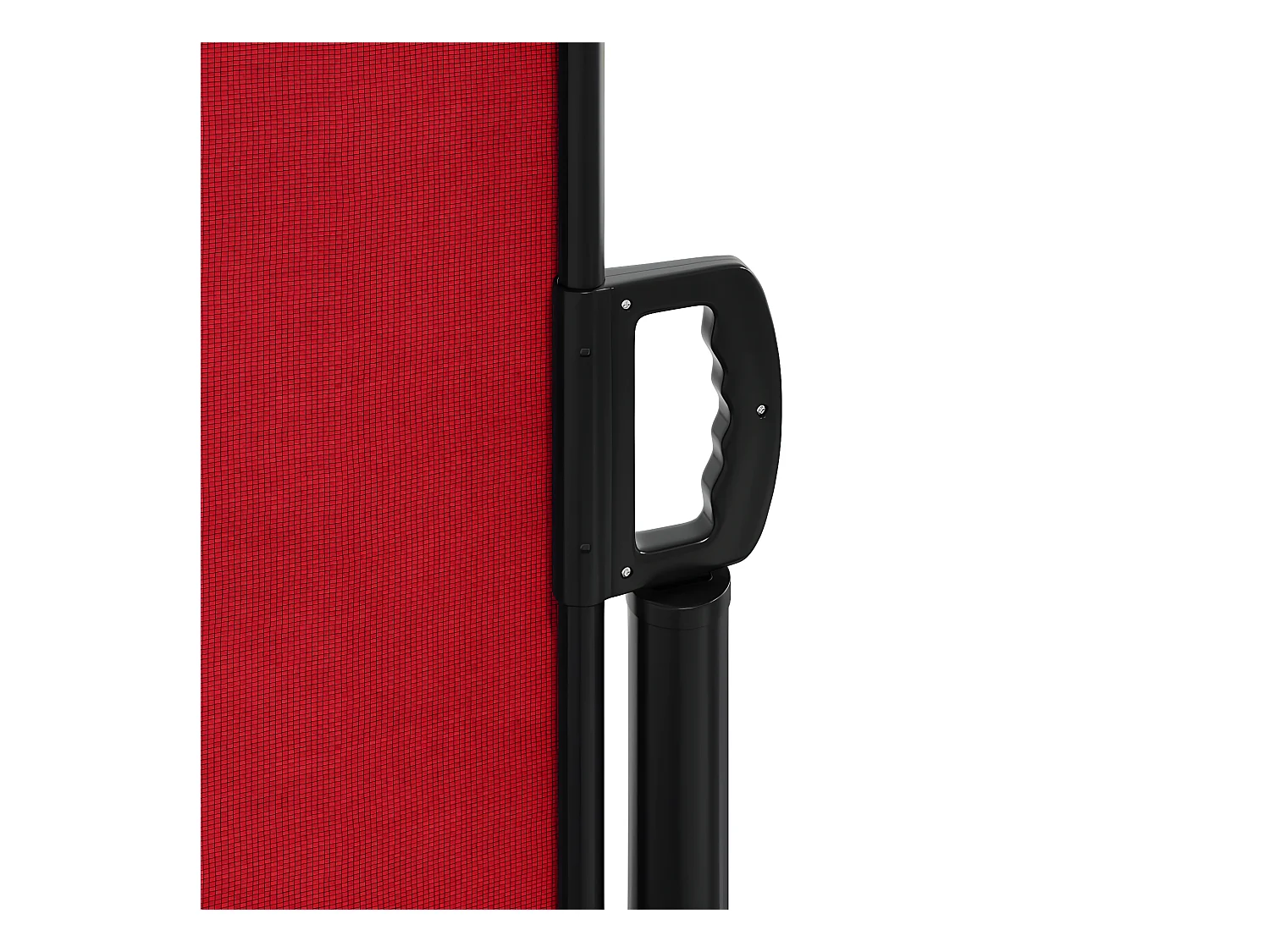 Auvent latéral rétractable rouge 180x600 cm