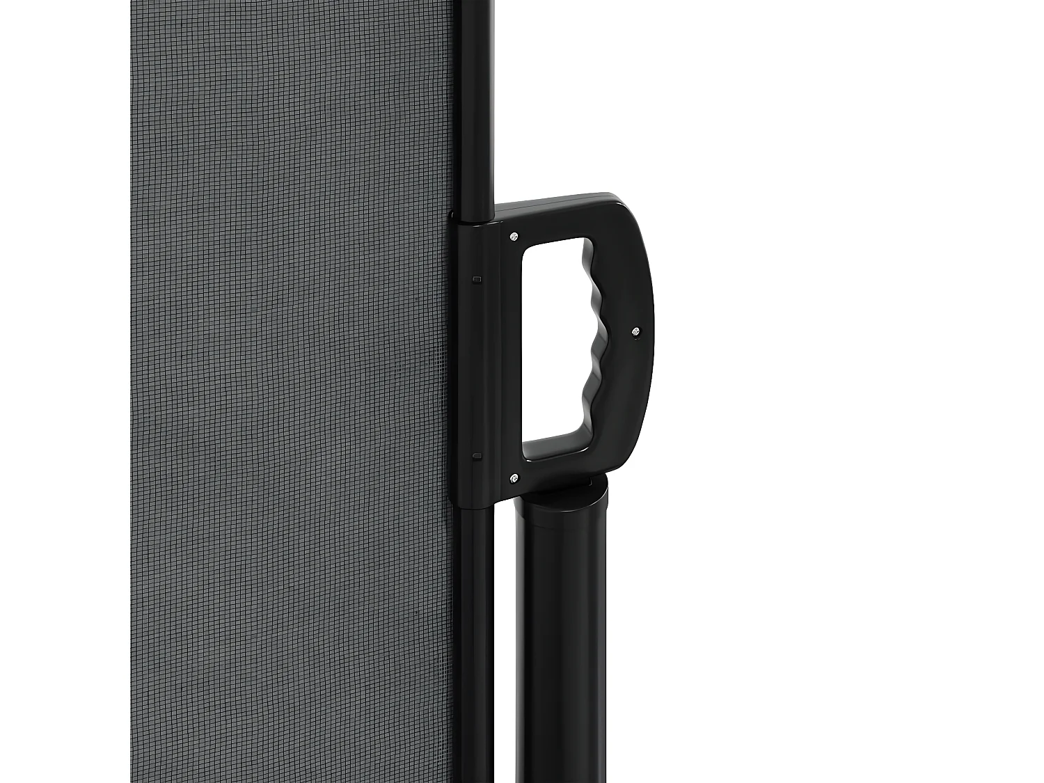 Toldo lateral retráctil gris antracita 220x600 cm