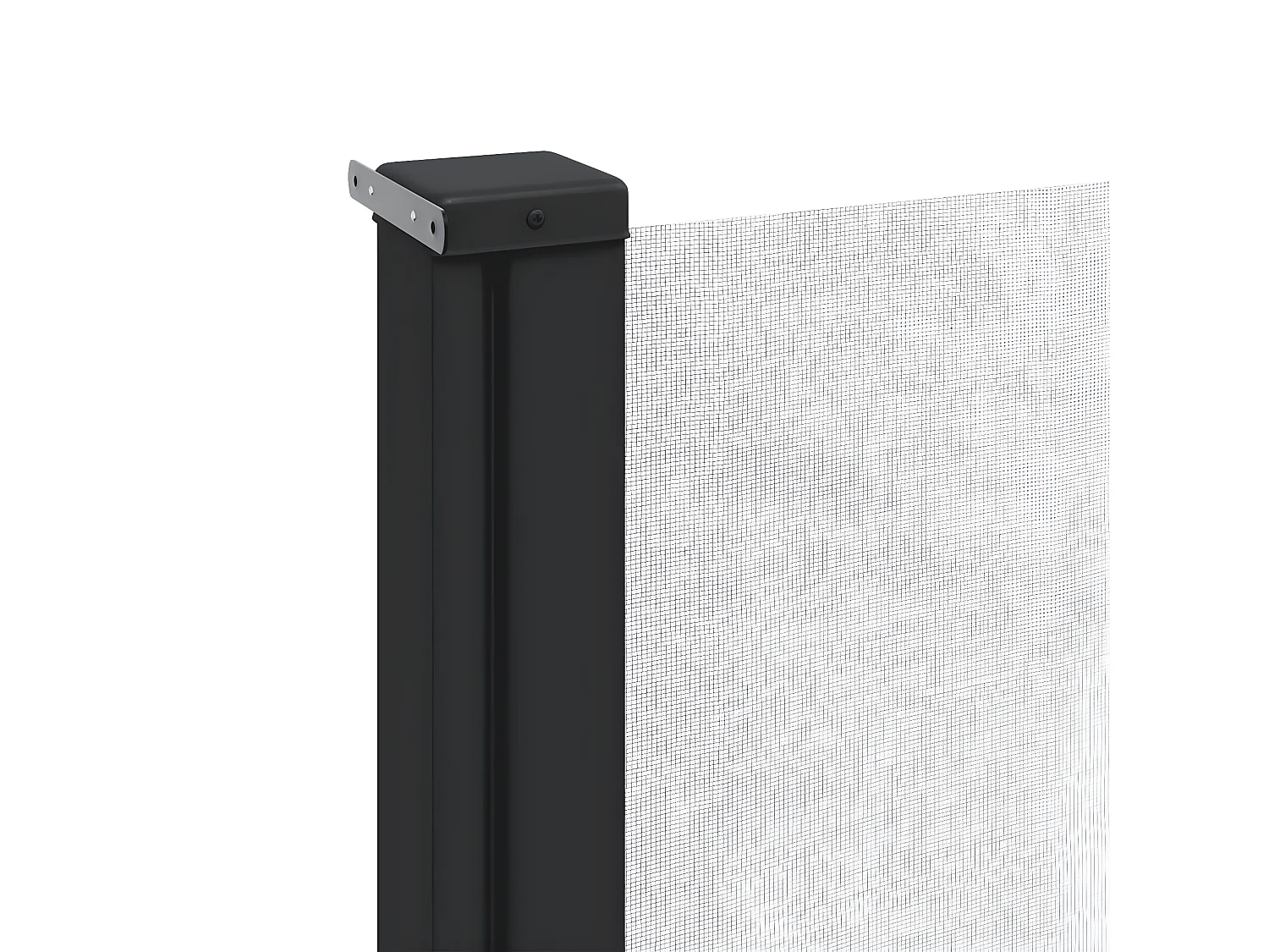 Auvent latéral rétractable blanc 200x600 cm