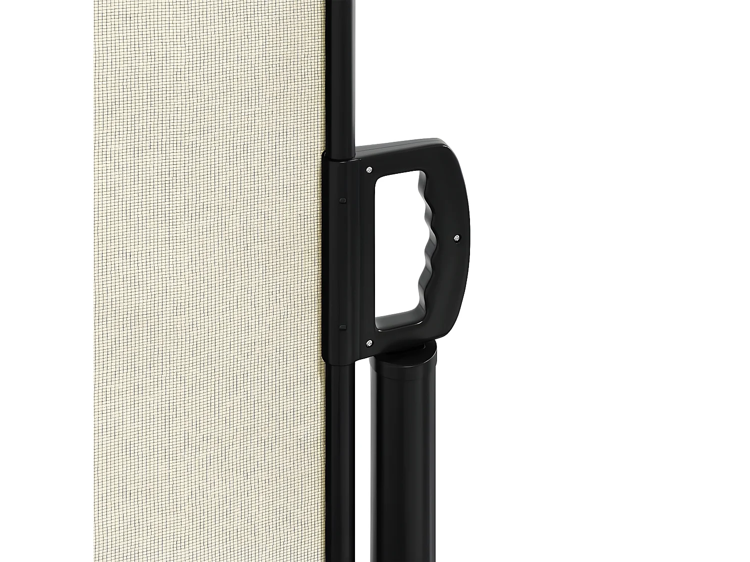 Auvent latéral rétractable crème 200x600 cm