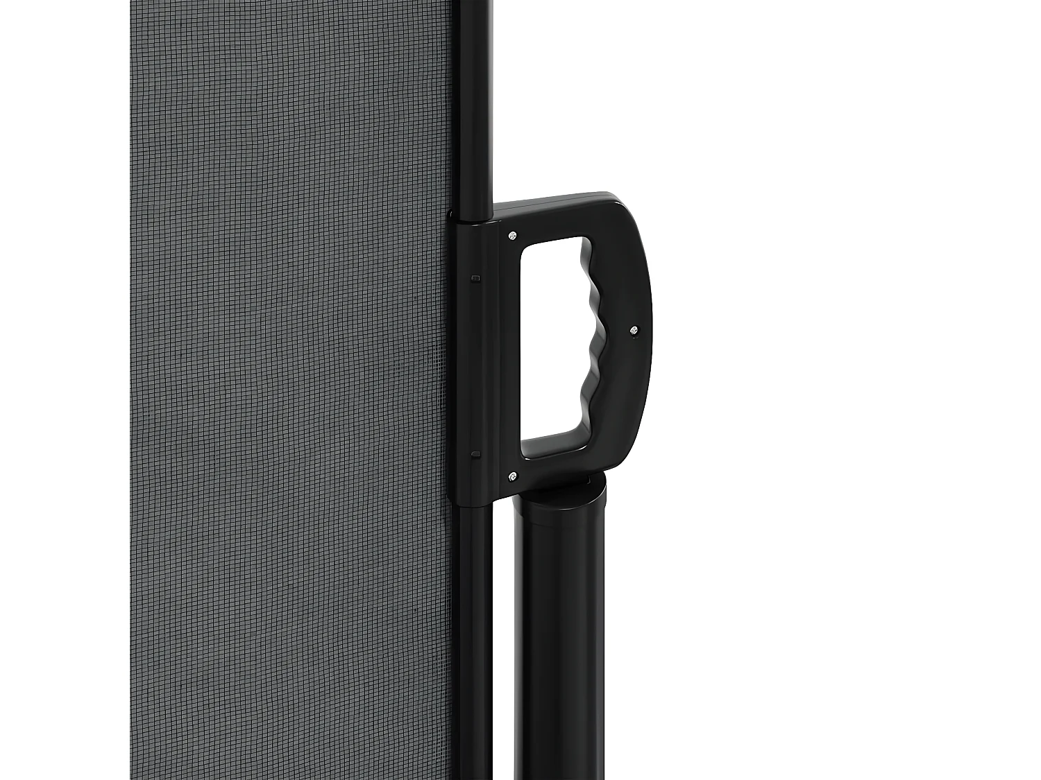 Toldo lateral retráctil gris antracita 220x600 cm