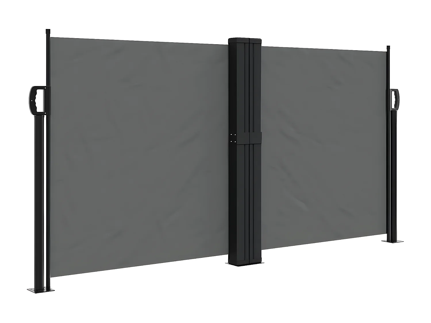 Auvent latéral rétractable anthracite 120x600 cm