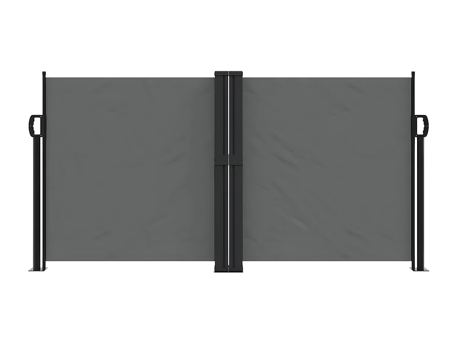 Auvent latéral rétractable anthracite 120x600 cm