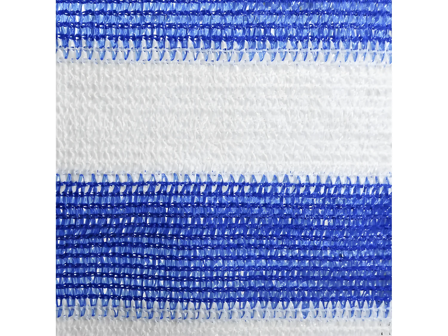 Écran de balcon Bleu et blanc 75x500 cm PEHD