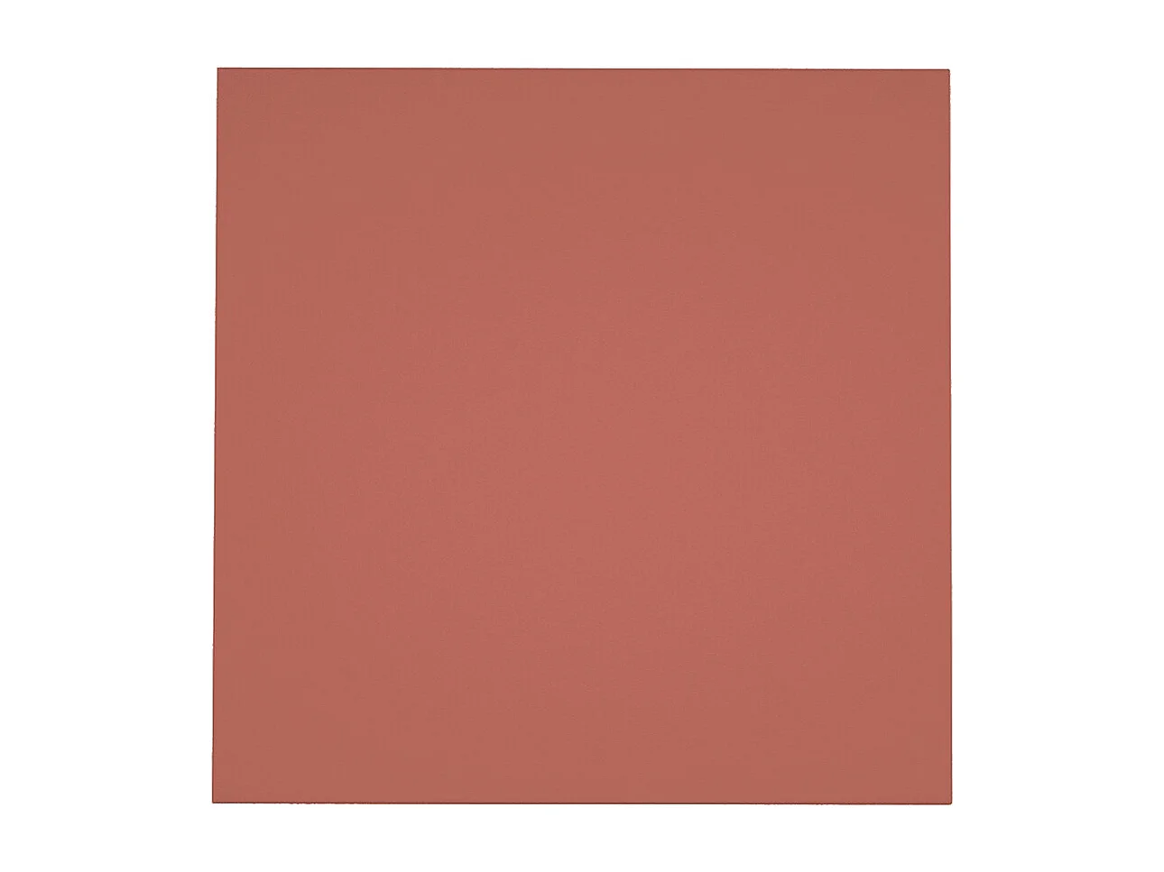 Kvadratisk havebord L.120 cm i metal - Terracotta - MIRMANDE af MYLIA