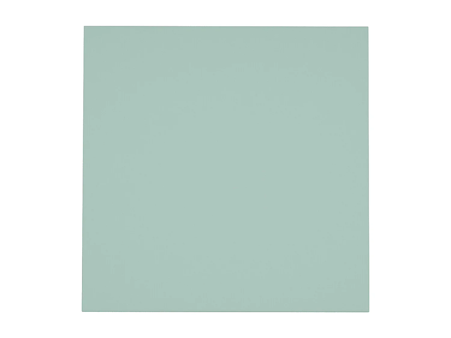 Table de jardin carrée L.120 cm en métal - Vert amande - MIRMANDE de MYLIA