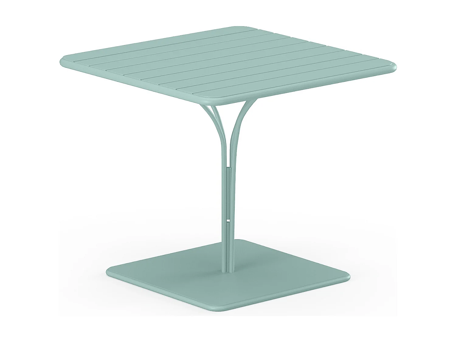 Table de jardin L.80 cm en métal - Vert amande - MIRMANDE de MYLIA