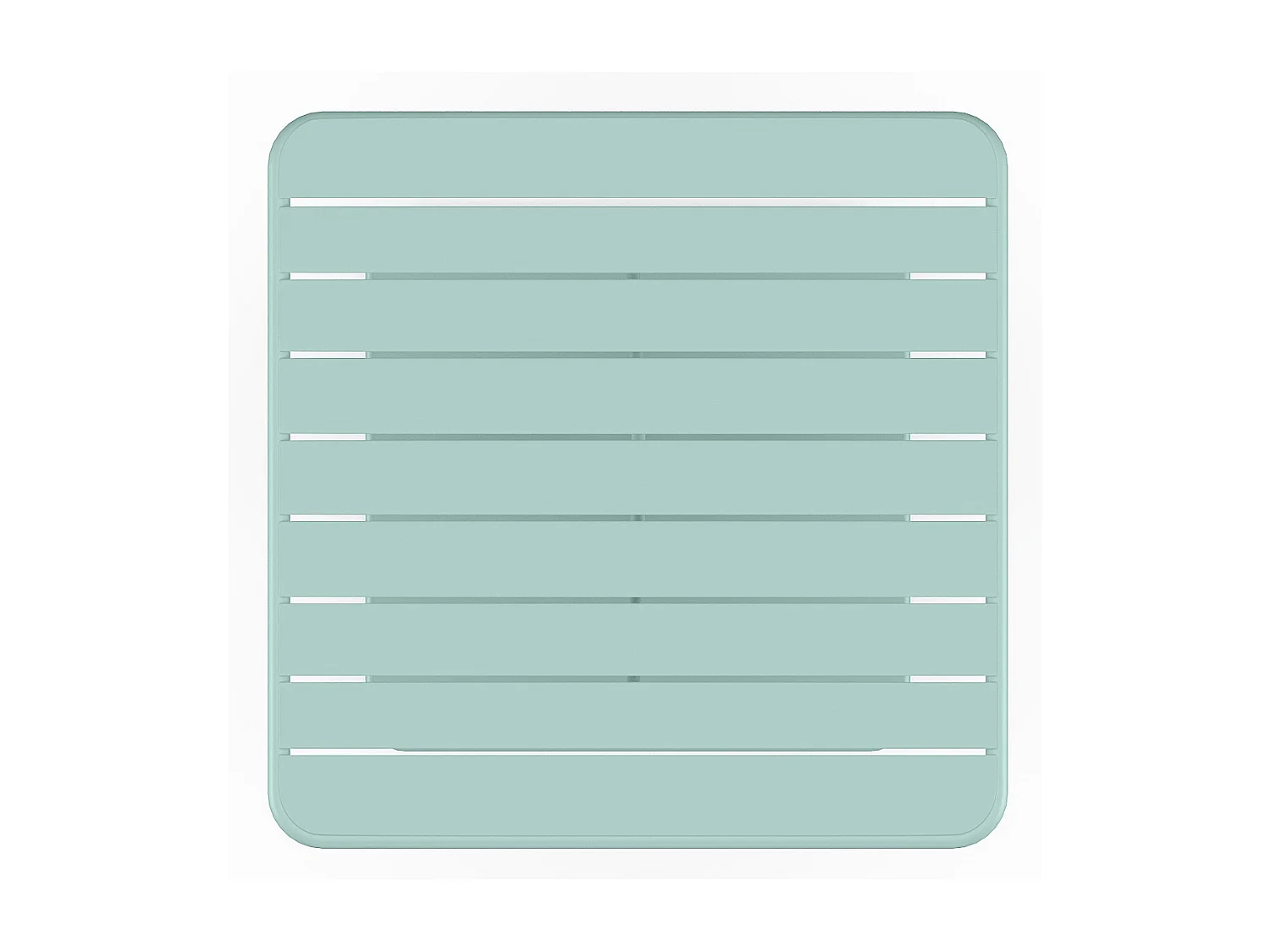 Gartentisch - L. 80 cm - Metall - Mandelgrün - MIRMANDE von MYLIA