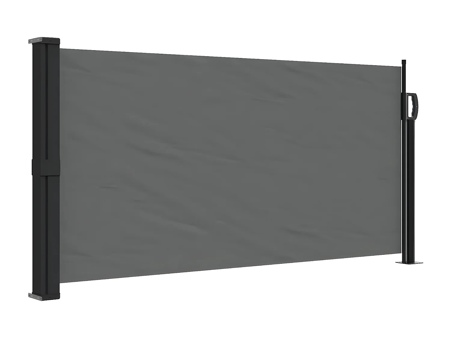 Auvent latéral rétractable anthracite 100x300 cm