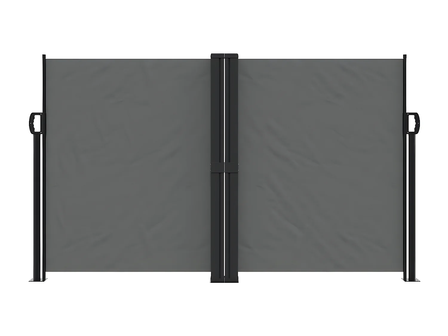 Auvent latéral rétractable anthracite 140x600 cm