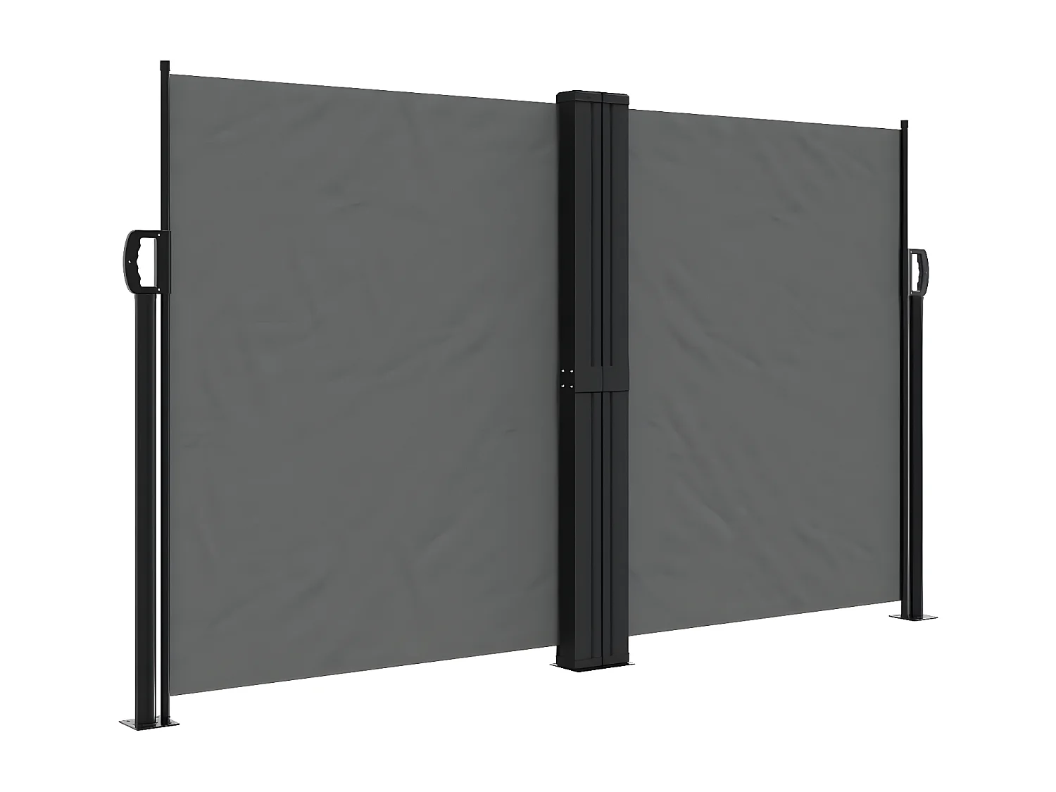 Auvent latéral rétractable anthracite 140x600 cm