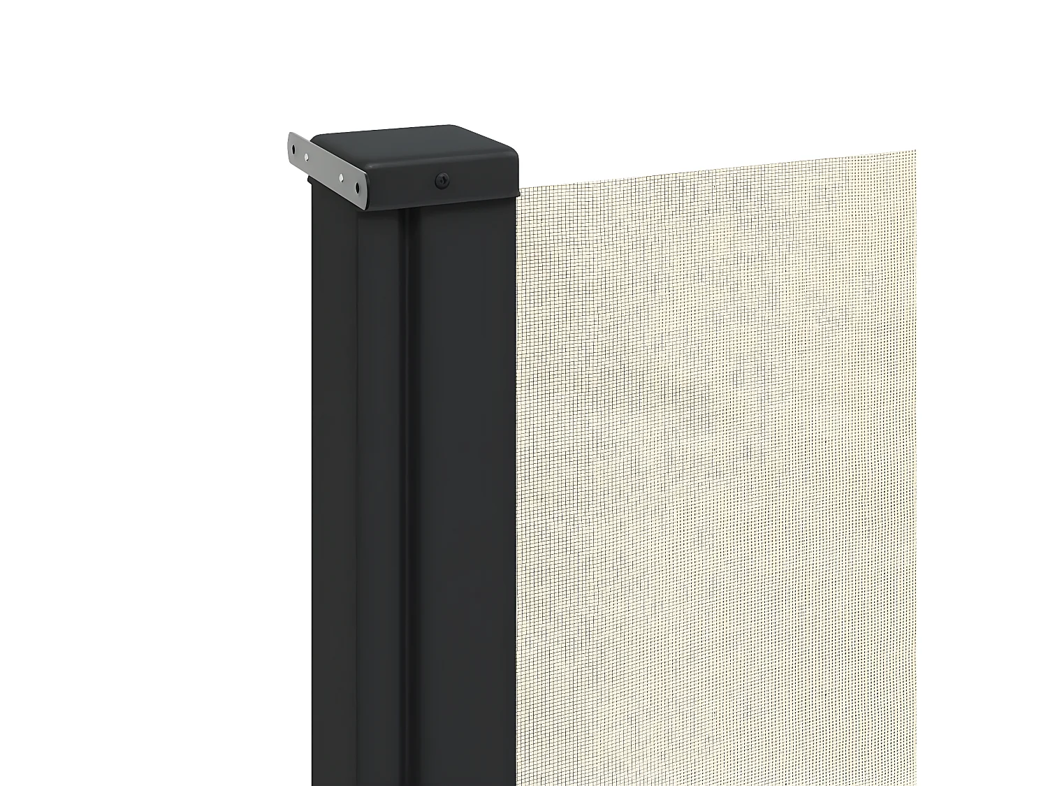 Auvent latéral rétractable crème 200x300 cm