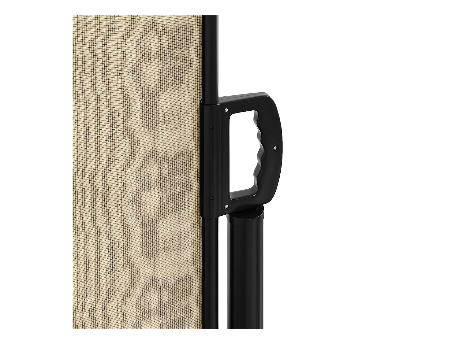 Auvent latéral rétractable beige 160x1000 cm