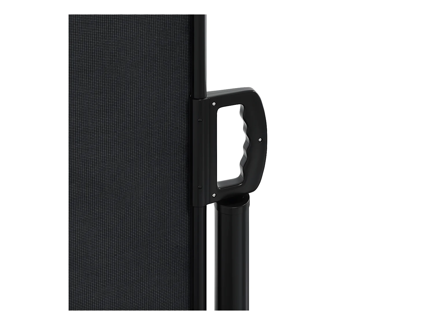 Toldo lateral retrátil 200x300 cm preto