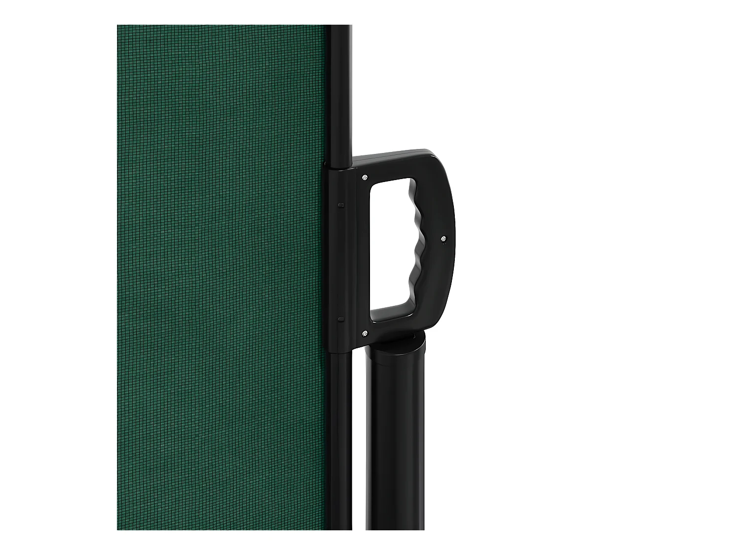 Auvent latéral rétractable vert foncé 100x300 cm
