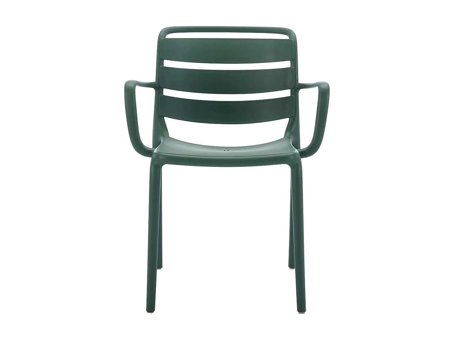Gartensessel stapelbar 2er-Set - Polypropylen - Tannengrün - MOAH von MYLIA