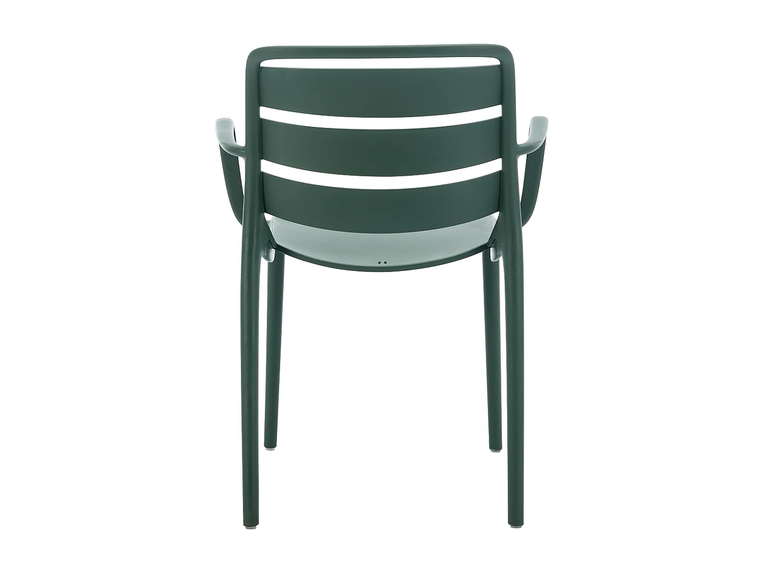Gartensessel stapelbar 2er-Set - Polypropylen - Tannengrün - MOAH von MYLIA