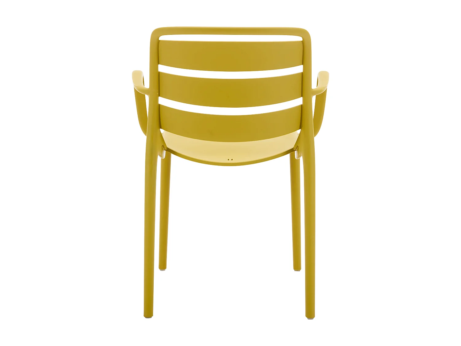 Gartensessel stapelbar 2er-Set - Polypropylen - Gelb - MOAH von MYLIA
