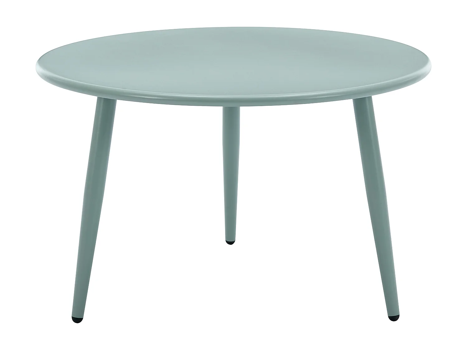 Garten-Sitzgruppe: 1 Sofa 2-Sitzer, 2 Sessel & 2 Tische - Polypropylen & Metall - Mandelgrün - LOYNA von MYLIA