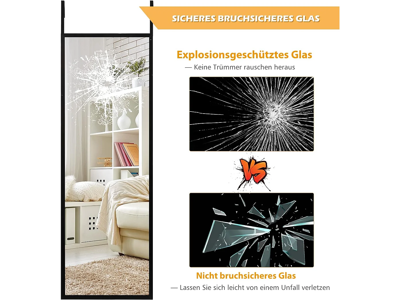 Wandspiegel Türspiegel