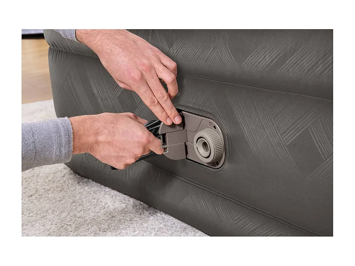 Luchtbed Fortech met ingebouwde pomp 203x152x46 cm