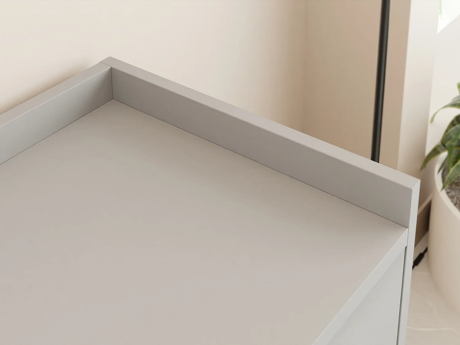 Commode Comfivo Etmore 100, Gris, Avec tiroirs, 80x80x40cm