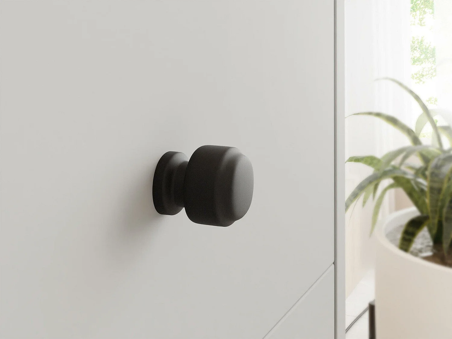 Commode Comfivo Etmore 100, Gris, Avec tiroirs, 80x80x40cm