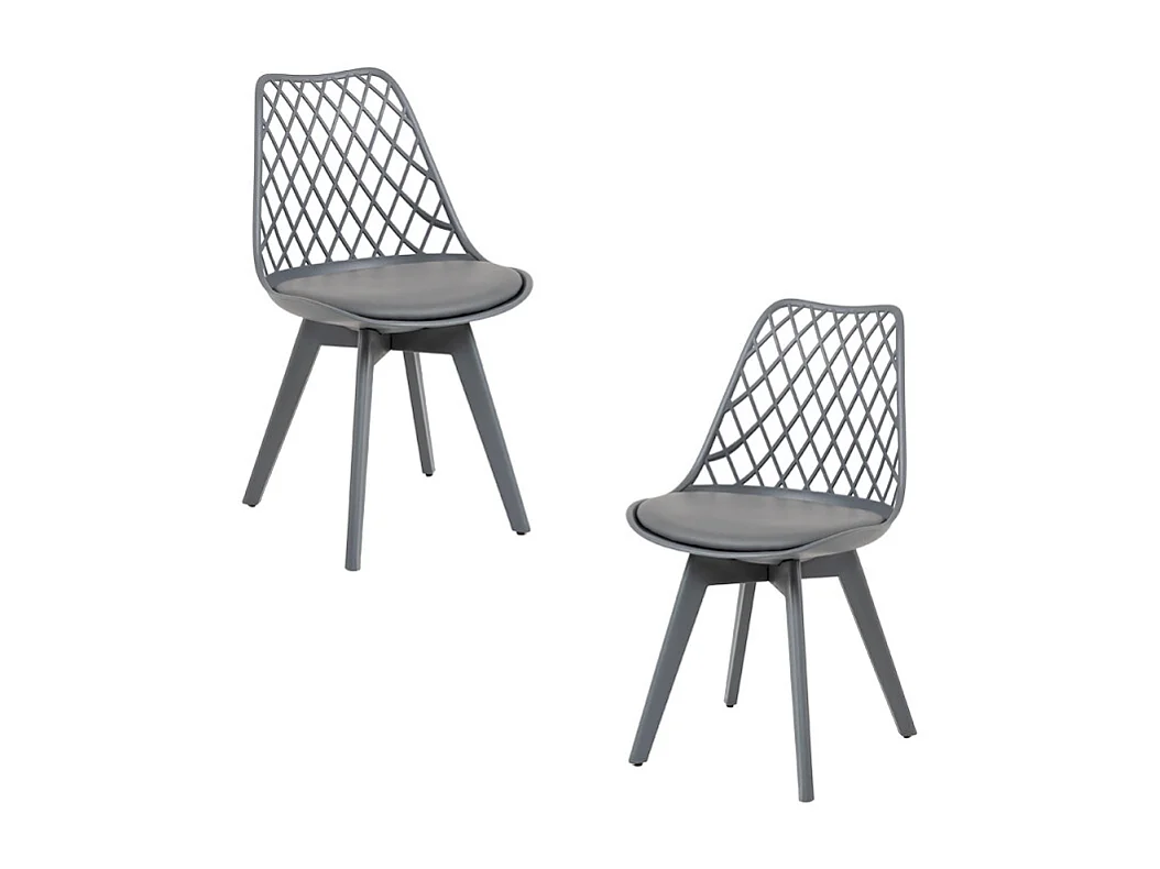 Packs Sillas Comedor - Pack 2 Sillas Mima Suprym - Gris oscuro