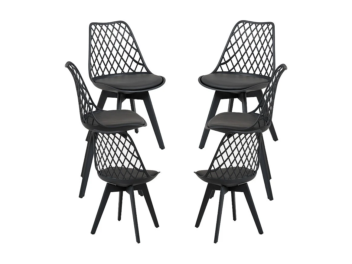 Packs Sillas Comedor - Pack 6 Sillas Mima Suprym - Negro