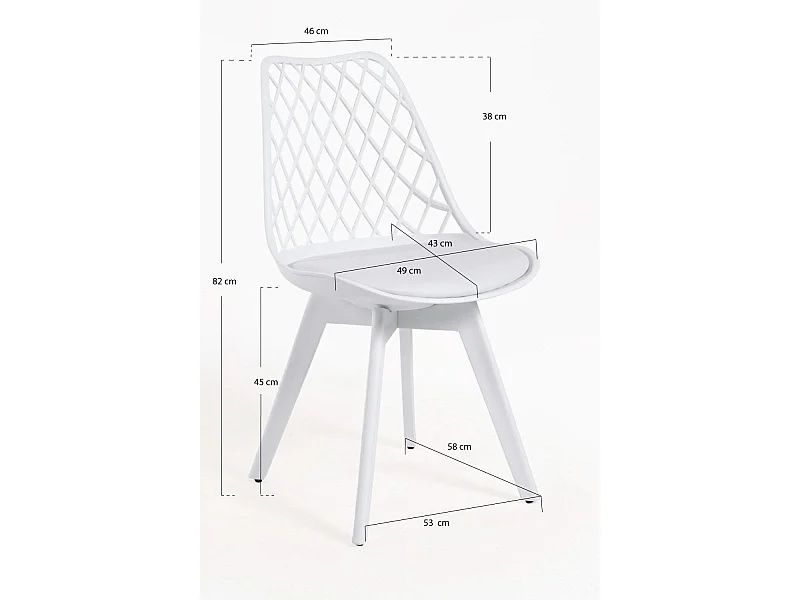 Packs Sillas Comedor - Pack 2 Sillas Mima Suprym - Blanco