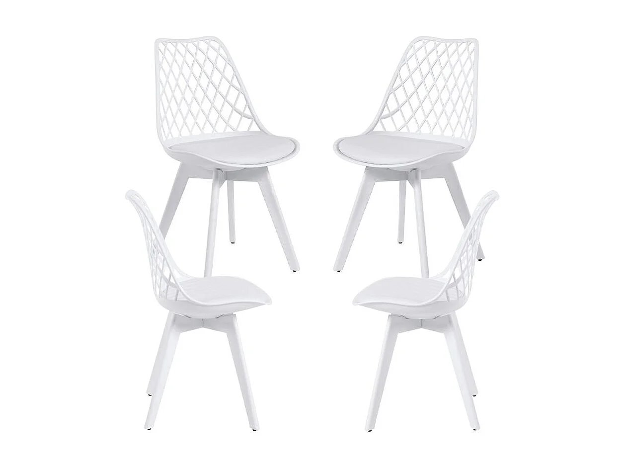 Packs Sillas Comedor - Pack 4 Sillas Mima Suprym - Blanco