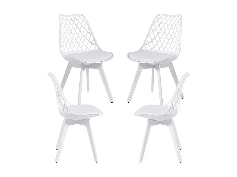 Packs Sillas Comedor - Pack 4 Sillas Mima Suprym - Blanco