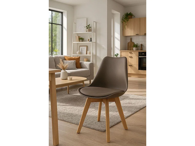 Sillas Comedor - Silla Synk Basic - Taupe