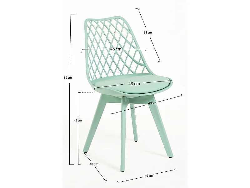 Packs Sillas Comedor - Pack 6 Sillas Mima Suprym - Celadón