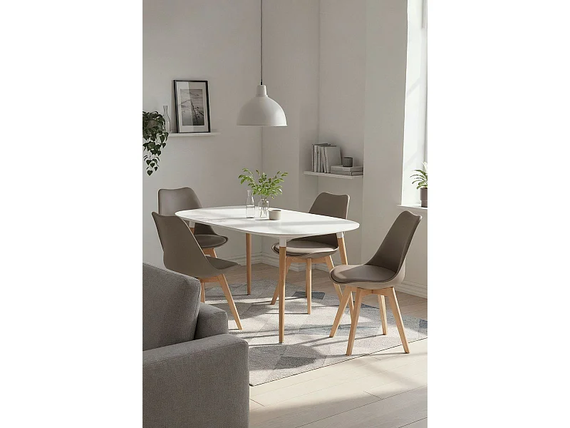 Packs Sillas Comedor - Pack 4 Sillas Synk Basic - Taupe