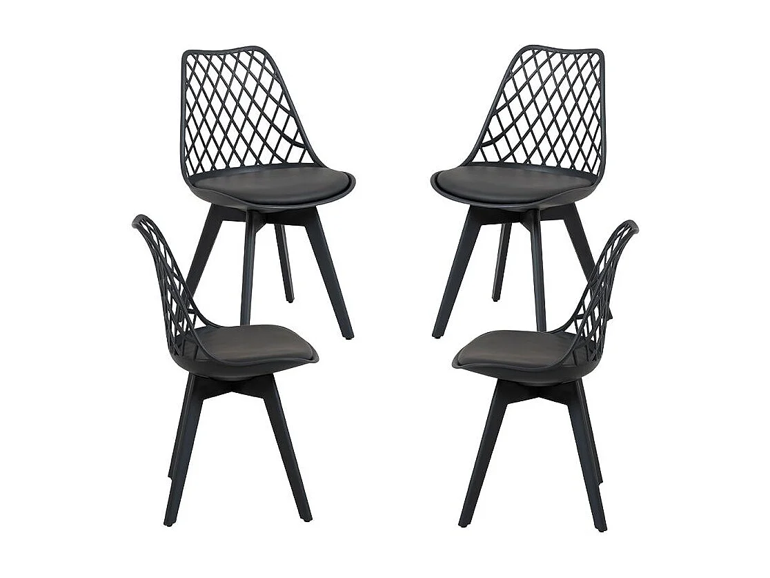 Packs Sillas Comedor - Pack 4 Sillas Mima Suprym - Negro