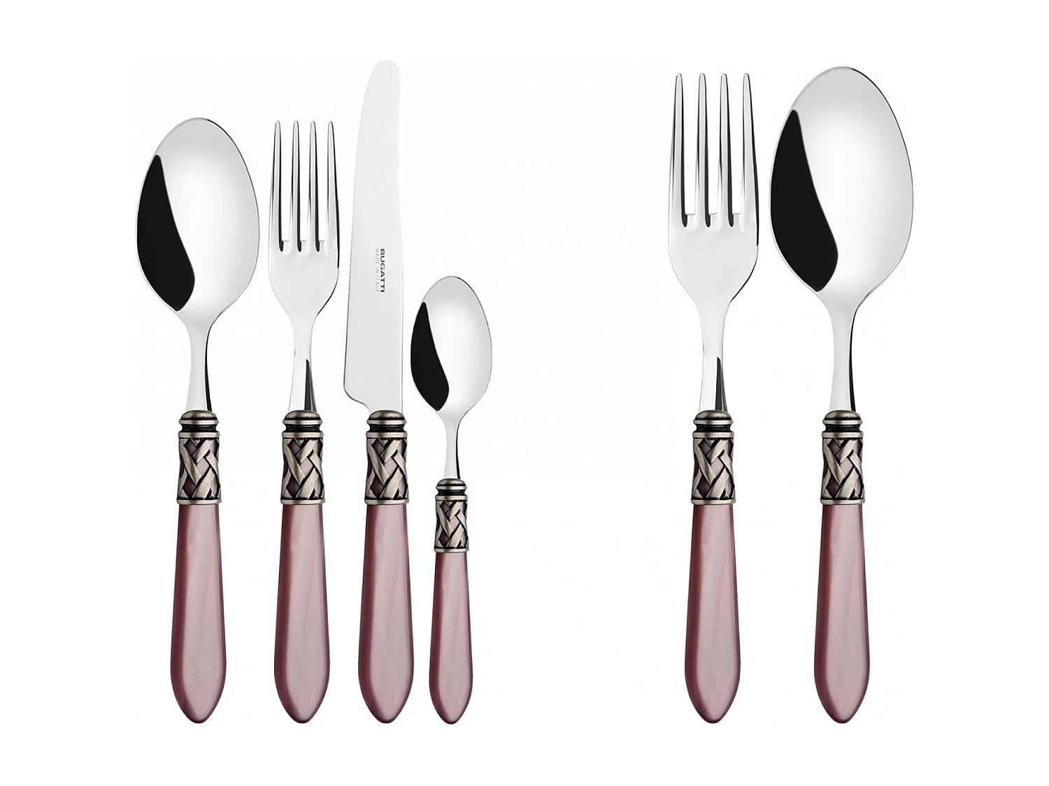 ALADDIN color lilla ghiera argento antico set 50pz scatola gallery