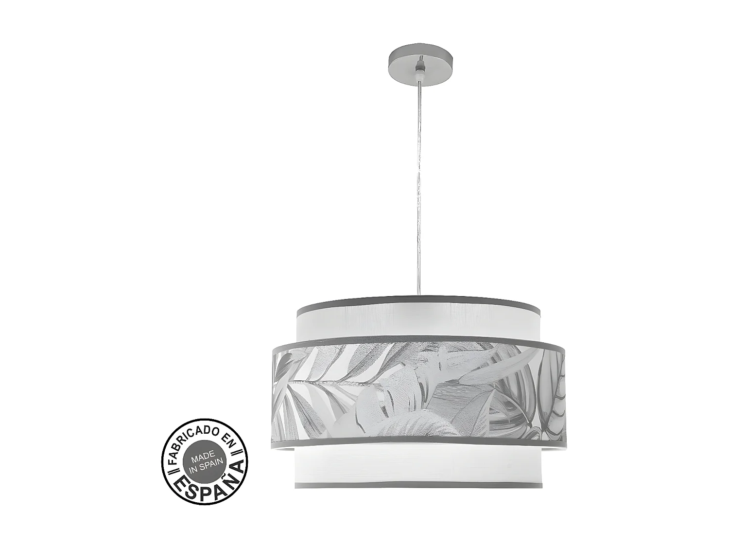 Colgante De 3 Pantallas Modelo Camerun Gris