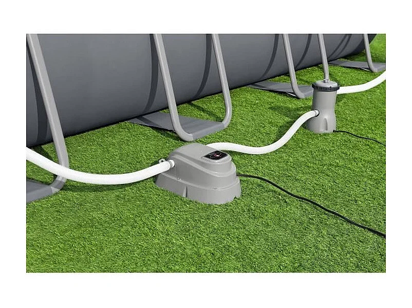 Réchauffeur électrique - Bestway - Pour piscine hors sol - Gris