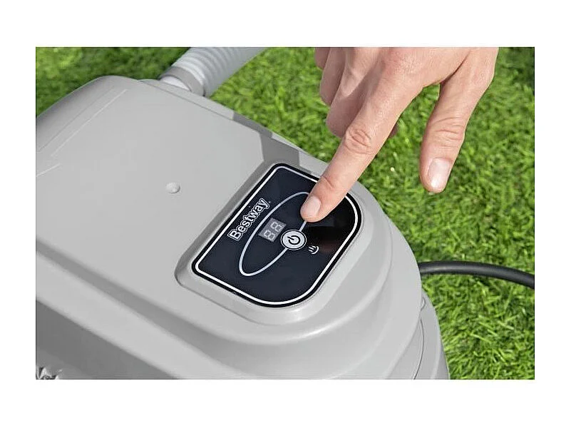 Réchauffeur électrique - Bestway - Pour piscine hors sol - Gris