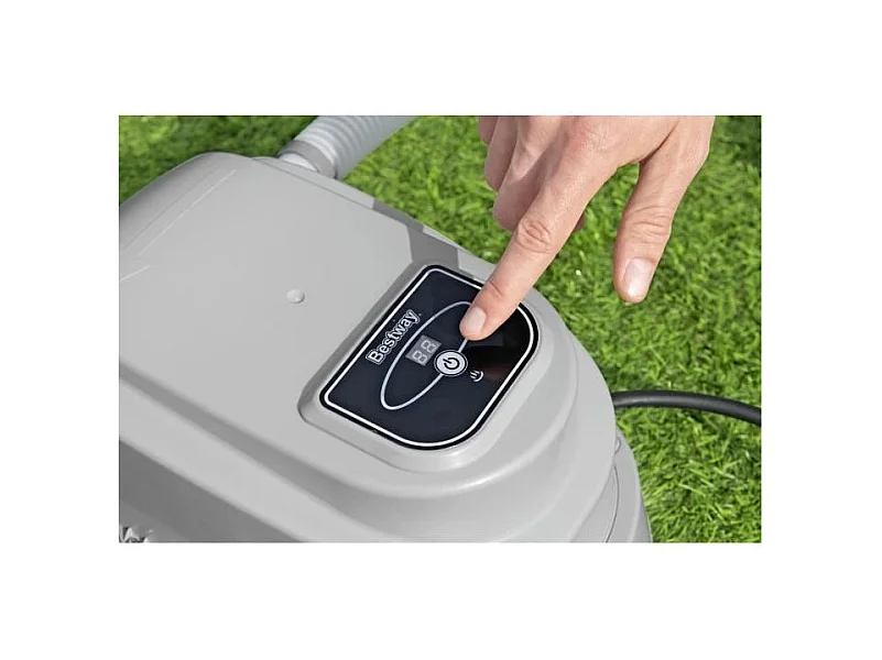 Réchauffeur électrique - Bestway - Pour piscine hors sol - Gris