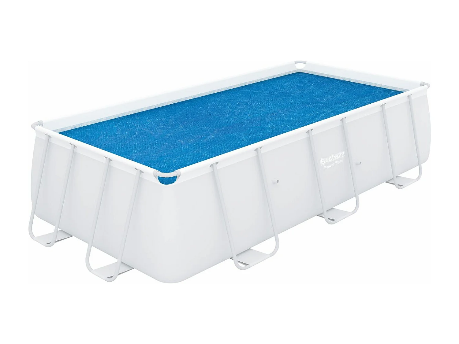 Bâche Solaire Rectangulaire Bestway 380x180 cm pour les Piscines Rectangulaires de 404x201 cm et 412x201 cm Couverture Thermique