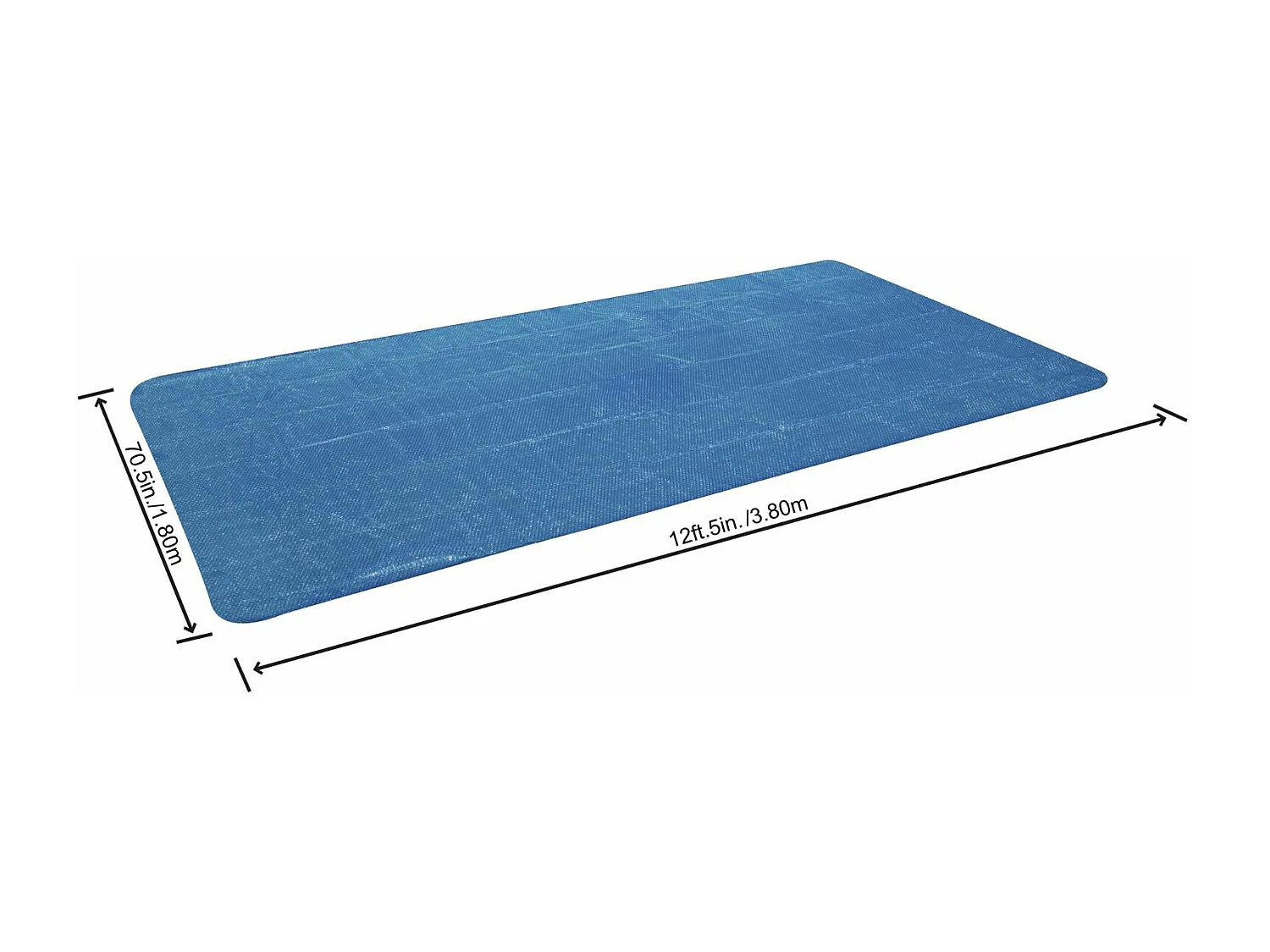Bâche Solaire Rectangulaire Bestway 380x180 cm pour les Piscines Rectangulaires de 404x201 cm et 412x201 cm Couverture Thermique