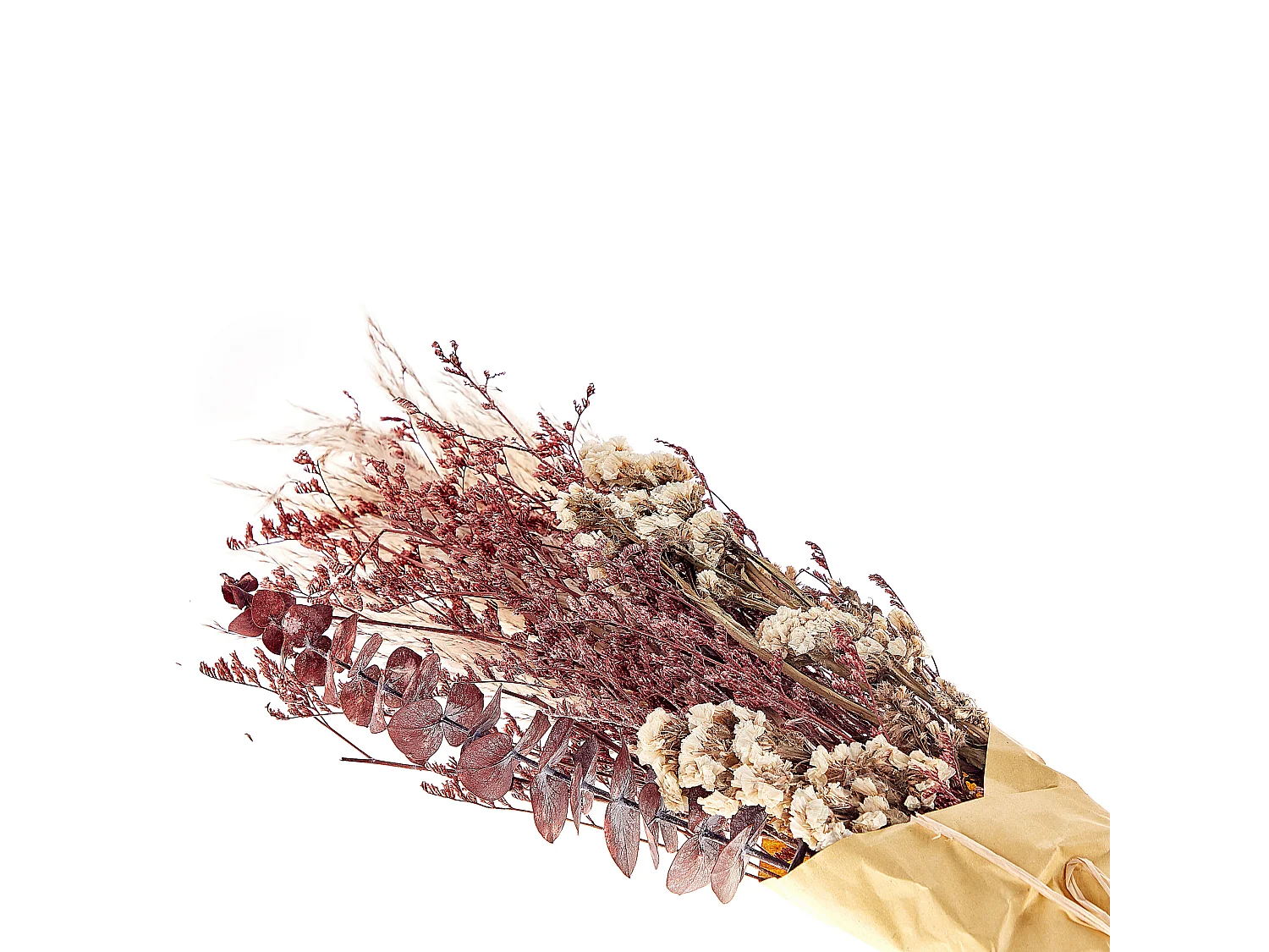 Mazzo fiori secchi rosa 55 cm ARABA