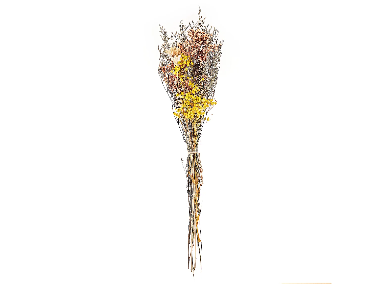 Mazzo fiori secchi arancione e giallo 65 cm CARTAYA