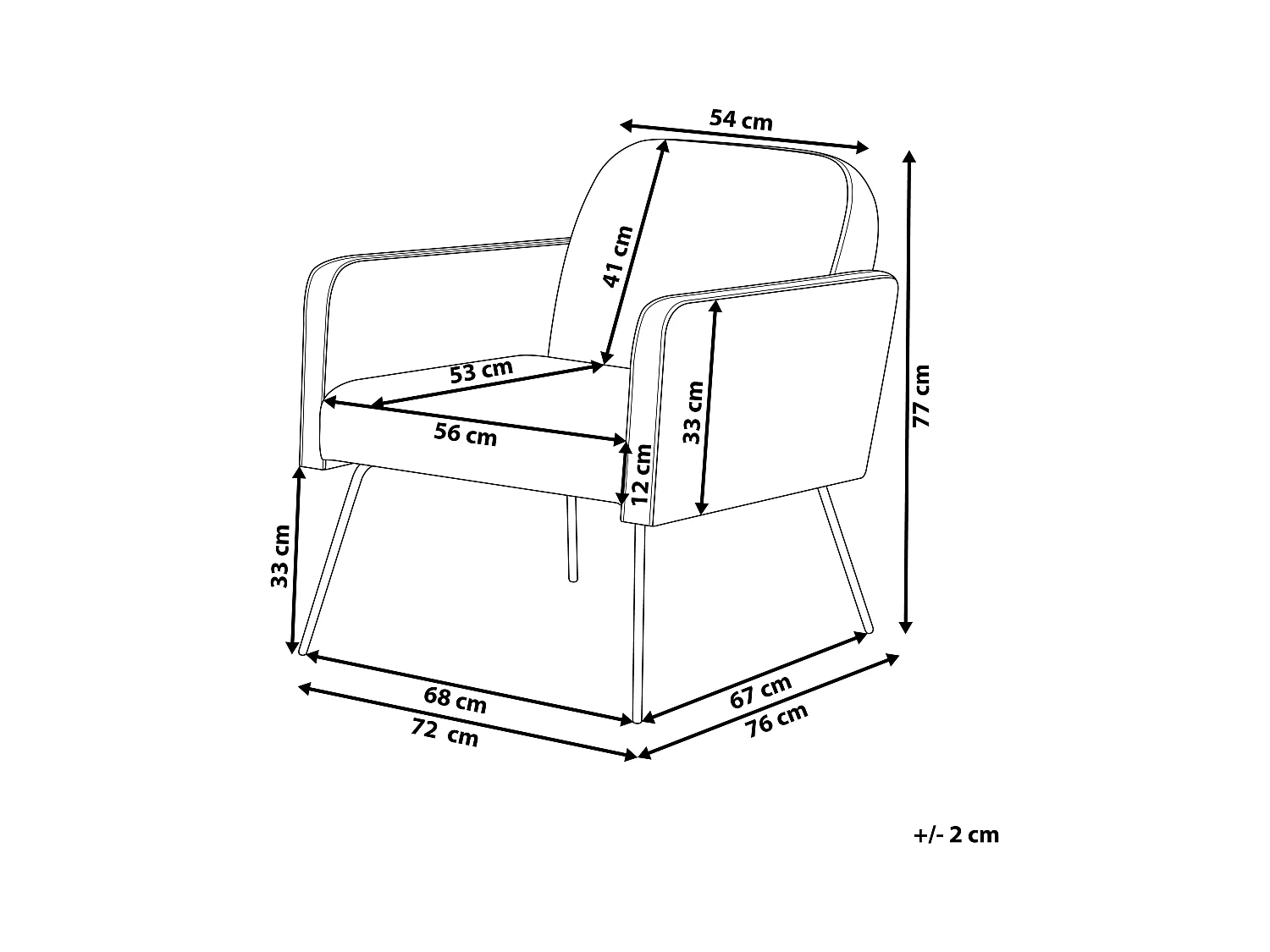 Fauteuil NARKEN Corduroy Donkergroen