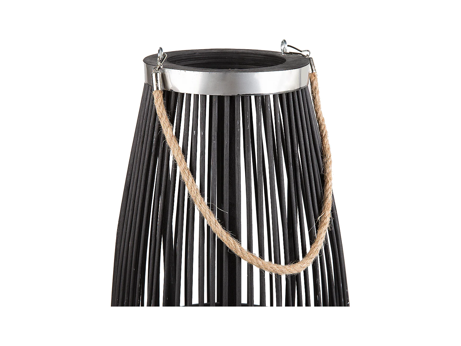 Lanterne TAHITI Bambou 72 cm Noir